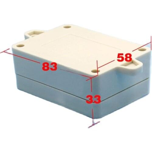 5pcs waterproof Plastic Project Box Instrument Enclosure DIY - 83x58x33mm(L*W*H) NEW