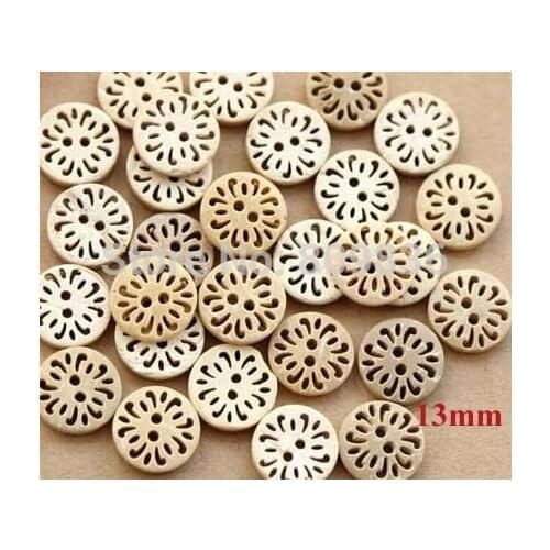 50pcs/lot Natural coconut buttons,13mm, Bulk button, accssories sewing (ss-1239-391)