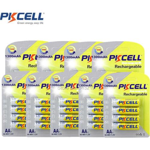 9Pack/36Pieces 2A Batteries Ni-MH AA 1.2V Rechargeable Battery Capacity 1300mAh