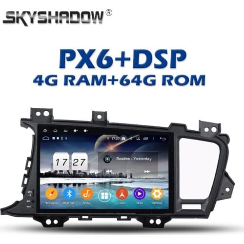720P PX6 Car DVD Player DSP IPS Android 10 4GB +64GB For kia K5 OPTIMA 2011 2012 2013 2014 2015 RDS Radio Bluetooth Wifi GPS map