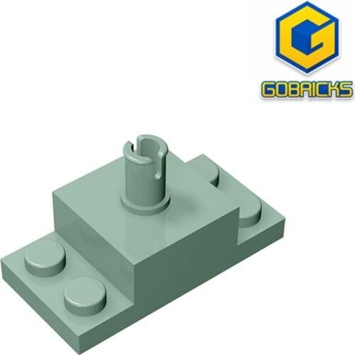 Gobricks GDS-1190 Brick, Modified 2 x 2 with Top Pin and 1 x 2 Side Plates compatible 30592 pieces of childrens toys