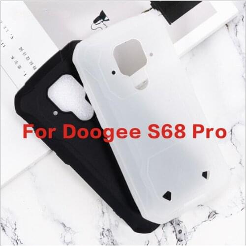 For Doogee S68 Pro Case Anti-knock Soft TPU Case For Doogee S68 Pro Anti Skid Silicone Protection Back Cover Capa