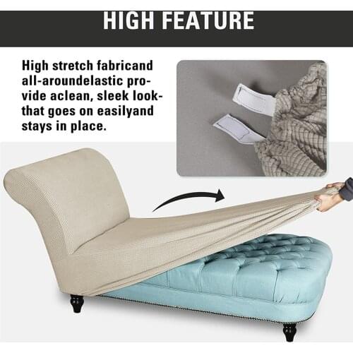 Elastic Fleece Recliner Sofa Cover Pineapple Grid Without Armrests Thickened Sofa Cover Recliner Protection Pad Non-slip Cover