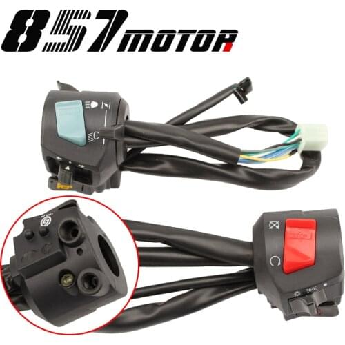 Double hole Headlight Left Right Turn Signal Horn Lgnition Start Switch handle Button Assembly For HONDA CB400 1992-1998 CB 400