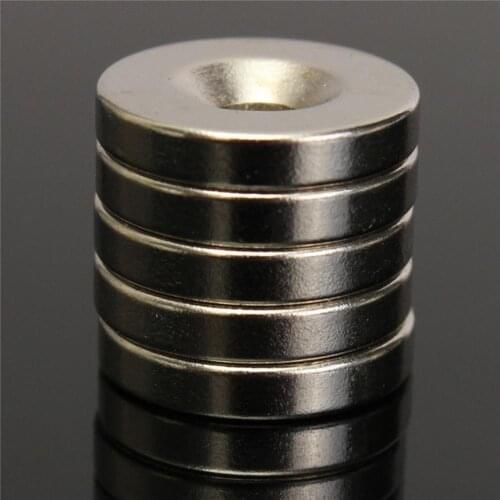 5Pcs 15x3mm N52 Rare Earth Magnets 15mmx3mm Neodymium Strong Magnet 15*3mm Round Disc Blocks with Hole Permanent Magnets 15*3