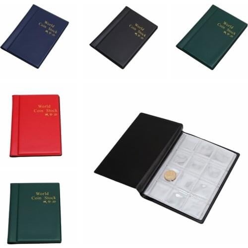 Collecting Money Organizer 120 Pockets Coins Collection Album Book For Collector Coin Holder Albums Mini Penny Coin Storage Bags