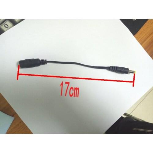 3000pcs DC Power Connector Jack 5.5 x 2.1mm Female to 4.8mmx1.7mm Male Plug Cable plug adapter 17CM Selling