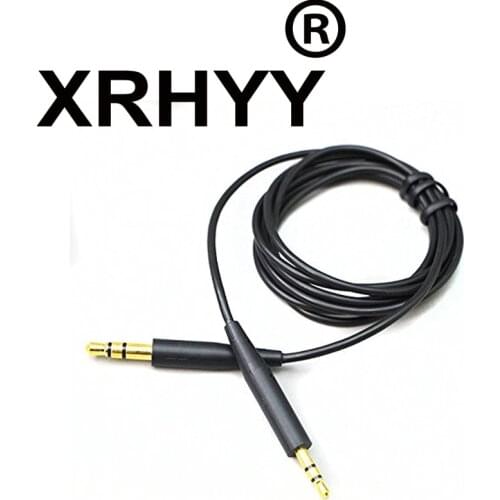 XRHYY Replacement Audio Cable Cord Line For Bose SoundTrue Soundlink QC25 QC35 OE2 Headphones (Black)