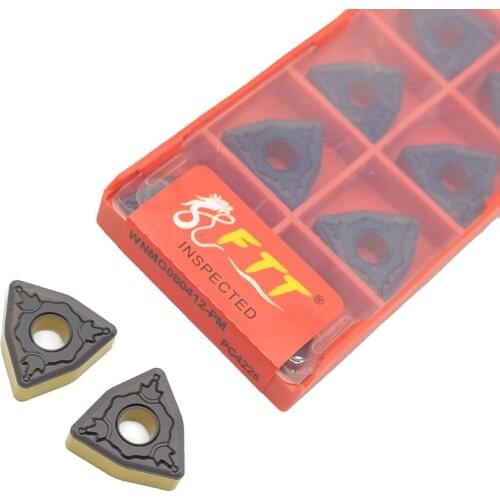 WNMG080412 PM PC4225 External Turning Tools Carbide insert Lathe cutter Tool turning insert For processing steel parts