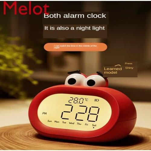 Smart Small Alarm Clock for Students Cartoon Children and Boys Special Creative Personalized Convenient Use Electronic Clock