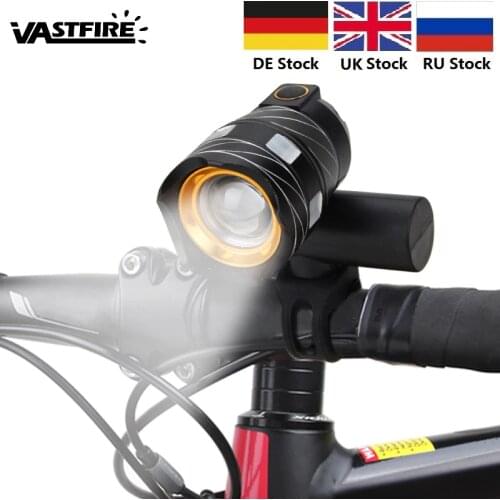 USB Rechargeable 1200 LM XML T6 LED MTB Bike Bicycle Light Headlight Cycle Lamp Flashlight Bike Accessories With USB Line