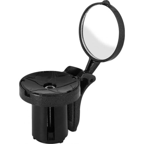 40%HOT Bike Mirror Clear Mirror Easy to Install Black Bike Safe Rearview Mirror for Exercise
