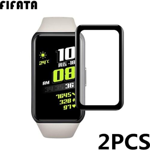 FIFATA Screen Protector 3D Curved / Soft Hydrogel Full Coverage Protective Film For Huawei Honor Band 6 Smart Watch Bracelet