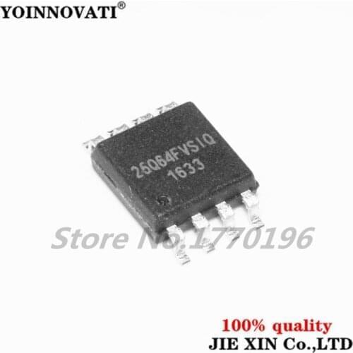 10PCS W25Q64FVSSIQ W25Q64FVSIQ 25Q64FVSSIQ 25Q64FVSIQ 25Q64 SOP8 SOP SMD