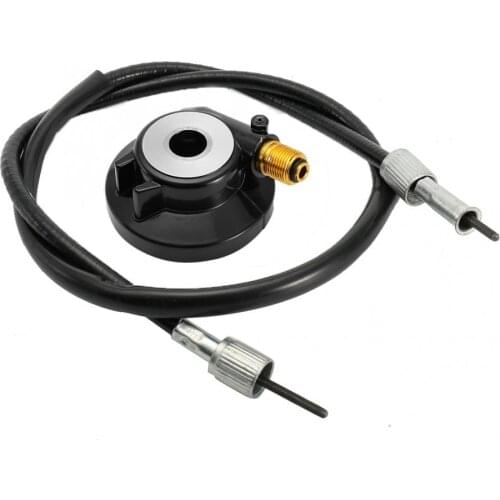 12mm Motorcycle Speedometer Drive Gear with Speedometer Cable For GY6 50cc 150cc Scooter Parts Aluminum alloy Speedometer