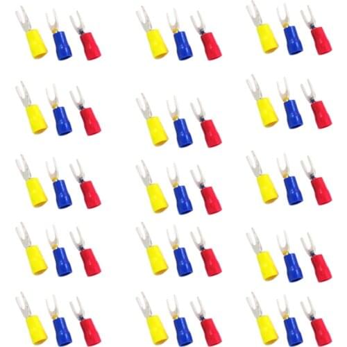 150/Set Assorted Insulated Wire Spade Terminal Connector SV2-3.2 Combo