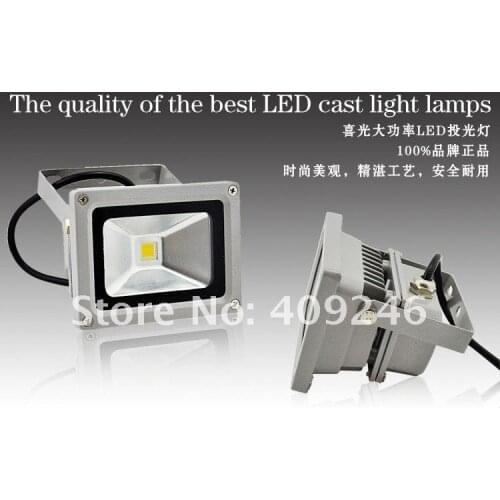 DHL Free shipping 10W LED FloodLight White|Warm White Lighting Waterproof outdoor Floodlight 85-265V High Power Lighting