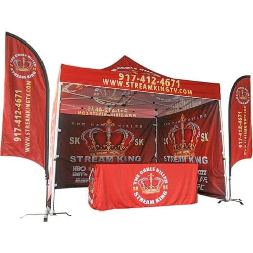 Free Shipping To USA Custom 10x10 Heavy Duty PopUp Trade Show Canopy Tent for Outdoor