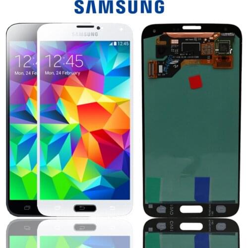 SUPER AMOLED 5.1'' Display for SAMSUNG Galaxy S5 LCD Touch Screen for SAMSUNG Galaxy S5 i9600 G900 G900F G900M G900H SM-G900F