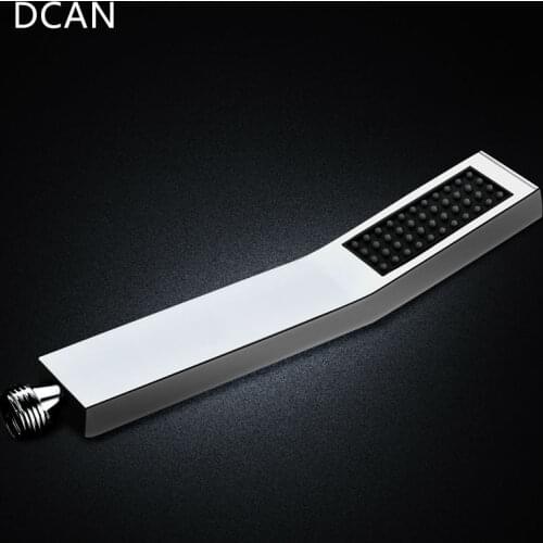 DCAN Shower Head Hand Shower Bathroom Hand Held Shower Head Partial Bent Brass Hand shower Chrome Finished Handheld Showerheads