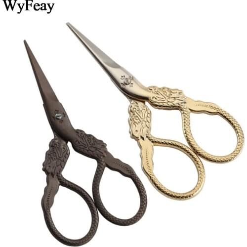 Dragon Shape Innovative Zakka Stainless Steel European Embroidery Retro Vintage Scissors Sewing Scissor Needlework Tailor Shears