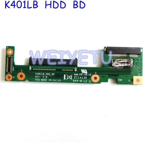 K401LB HDD_BD REV2.0 for ASUS K401L K401LB K401U K401UB K401 laptop motherboard HDD BOARD Test OK free shipping