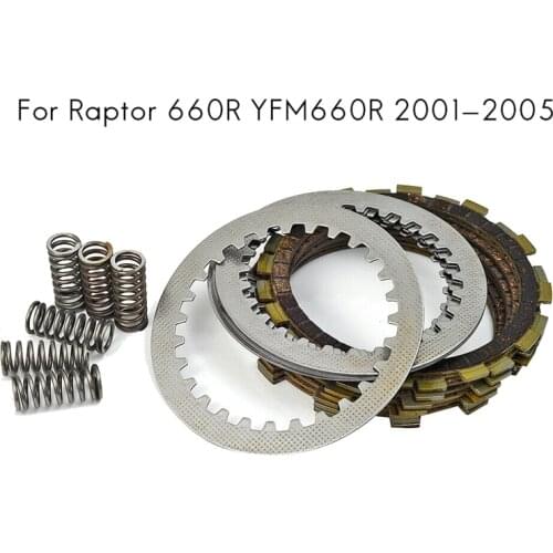 Clutch Kit Clutch Friction Plates Heavy Duty Springs for Yamaha Raptor 660R YFM660R 2001-2005