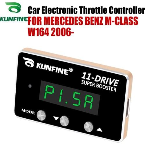 KUNFINE Car Electronic Throttle Controller Racing Accelerator Potent Booster For BENZ M-CLASS W164 2006-After Tuning Parts