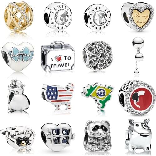NEW 100% 925 Sterling Silver 1:1 Window Heart Shine In My Heart Charm Fit DIY Original Bracelet Jewelry The Factory Wholesale