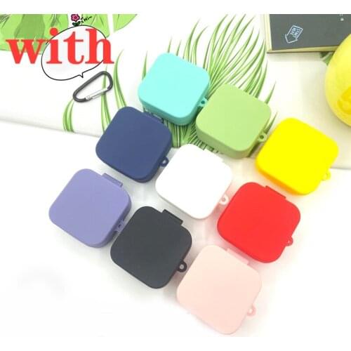 For Xiaomi Air 2 SE Anti-fall Solid Color Silicone Protection hearphone Cases for Xiaomi Air2SE Wireless earphone Cover