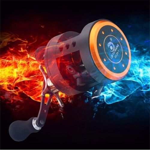 Full Metal Drum Wheel Left Right Hand Baitcasting Fishing Reel Bait Casting Metal Coil Spinning Reel Boat Rock Fishing Wheel
