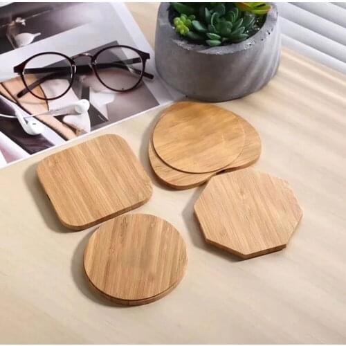 Portable Qi Wireless Charger thin Wood Pad For Apple iPhone 8 X XS XR Smart Phone Wireless Charging Pad For Samsung S7