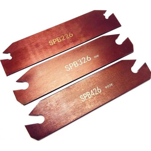 SPB26-2/3/4/5 outer diameter cutting grooving knife holder high hardness slotting blade for SP200/SP300/SP400 grooving tool set