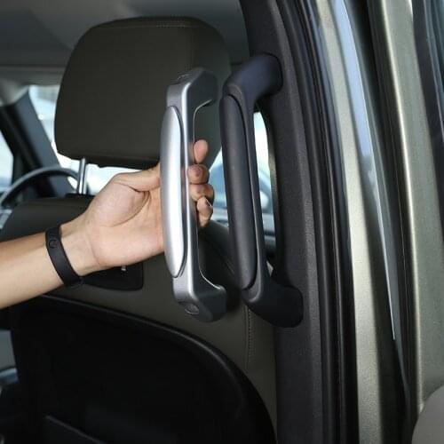 Silver Aluminum Alloy For Land Rover Defender 2020-2022 Car Rear Handle Decoration strip Interior Car Accessories Replace Parts