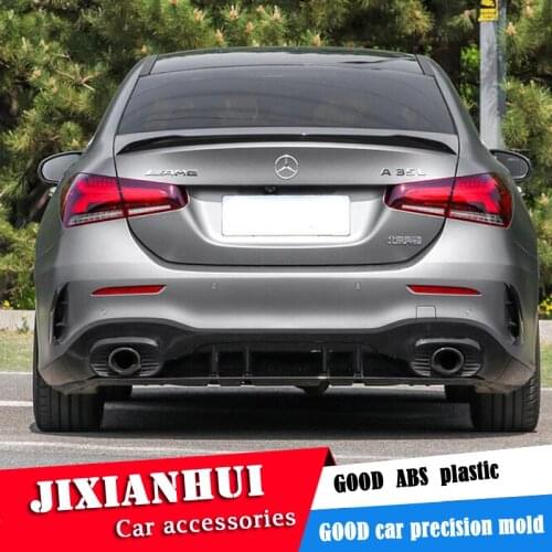 For Mercedes-Benz W177 Spoiler 2019-2020 W177 A-class A180 A200 Yk Spoiler ABS plastic Material Car Rear Wing Color Rear Spoiler