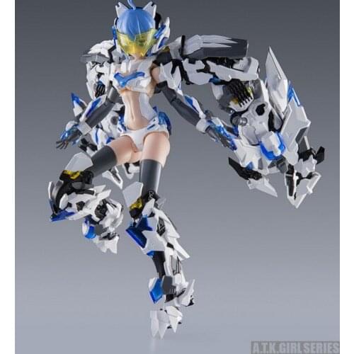 In Stock E-Model Beast-Baihu ATK Girl 1/12 Assemblable New Action Figure Toy