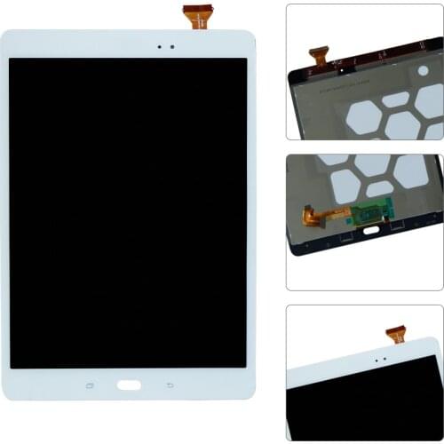 For Samsung Galaxy Tab A SM-T550 T550N T555 LCD Display Touch Screen Digitizer Assembly Replacement White Color