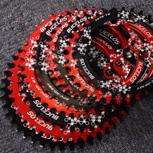 BUCKLOS 104BCD Chainring mtb Narrow Wide Mountain bike crankset 32T 34T 36T 38T Round chain weel Oval Cycling Parts