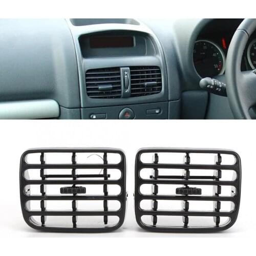 1Pair Air Condition Vent Frame Car Dashboard Left Right AC Air Vent Grill Fit for RENAULT CLIO MK2 1998 1999 2000 2001-2006 ABS
