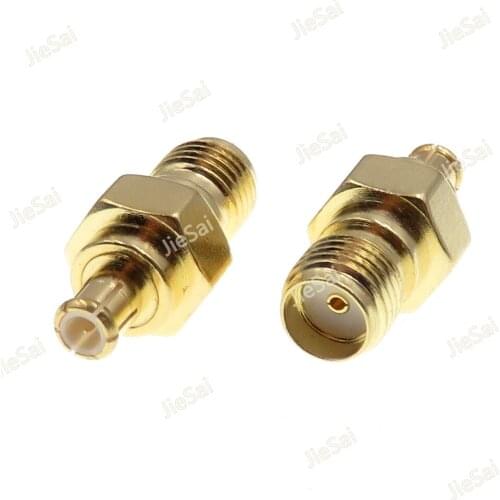 2pcs SMA Female Jack To MCX Male Plug Connector RF Adapter SMA-K/MCX-J