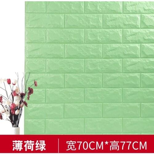 3D Brick Wall Stickers Wallpaper Decor Foam Waterproof Wall Covering Wallpaper For Kids Living Room DIY Background