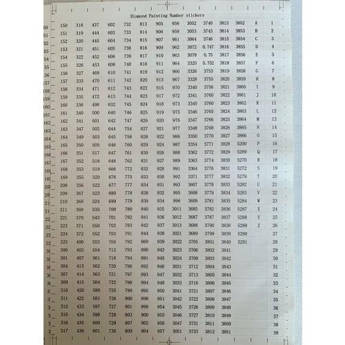 546pcs Diamond Painting Storage Box Number Label Stickers Diamond Painting Accessories Stickers Diamond Embroidery tools