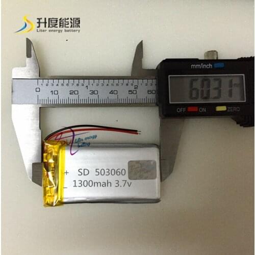 Tablet battery SD503060 Li-polymer Battery 503060 3.7v 1300mah Lithium Polymer Battery Rechargeable Battery Good Quality OEM For