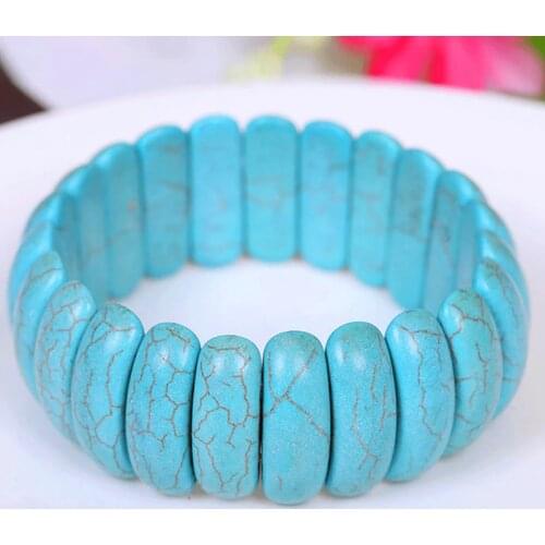 New Fashion Bohemian Natural Stone Bracelets For Women Boho Wrap Bangles Female Jewelry Wedding Party Gift