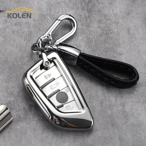 TPU + PC Car Remote Key Case Cover Shell For BMW 1 2 3 4 5 6 7 Series X1 X3 X4 X5 X6 F30 F10 F20 F15 F16 G30 G05 F48 Accessories
