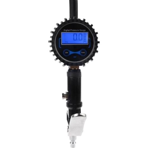 Digital Air Tyre Tire Inflator w/ Pressure Gauge 200PSI Chuck for t.u.k.Car/Bike