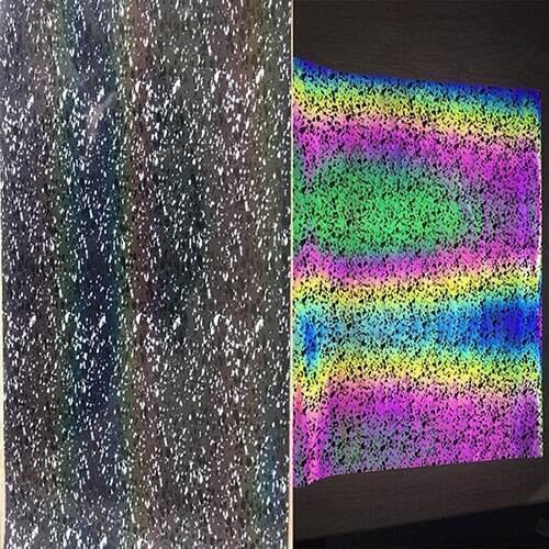 Cheap 25cmx50cm 10"x20" colorful reflective heat transfer vinyl press t-shirt HTV film cutting plotter