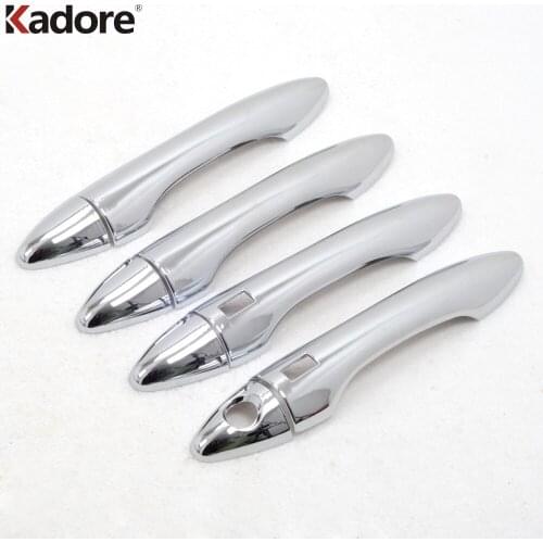 Chrome For Hyundai Tucson ix35 2010 2011 2012 Exterior Side Door Handle Cover Trim Car Styling Car Decoration Car Accessories