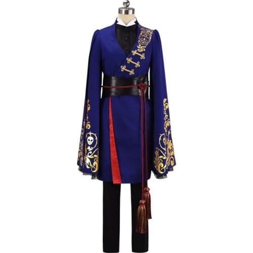 Game Twisted-Wonderland Snow Princess Rook Hunt Cosplay Costume Unifrom Men Women Kimono hat Adult Outfits Fancy Party Dress 11