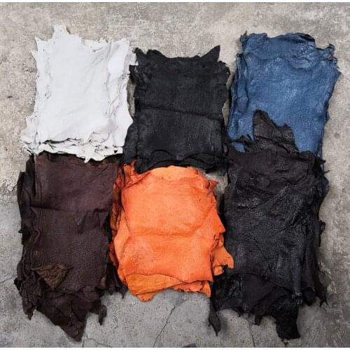 1pcs Ostrich neck leather DIY strap mobile phone case card bag wallet shoes handmade leather special leather